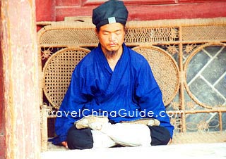 A Taoist in Yuquan Temple, Tianshui